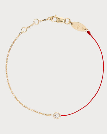 REDLINE Rose Gold and Diamond Pure Half-Chain Bracelet(3 Colors)