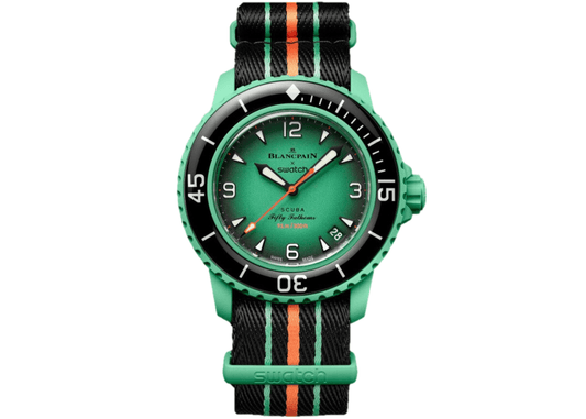 Swatch x Blancpain Bioceramic Scuba Fifty Fathoms Indian Ocean (SO35I100)