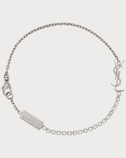 YSL SAINT LAURENT Cassandre Charm Bracelet Brass(2 Colors)